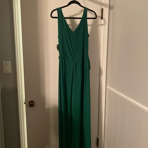 Ann Klein green jumpsuit Size 14 - NEW - Picture 4 of 6